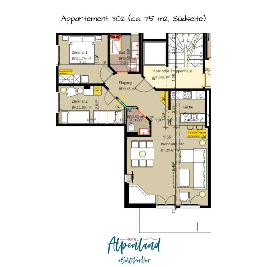 Hotel Alpenland Gstaad Dış mekan fotoğraf